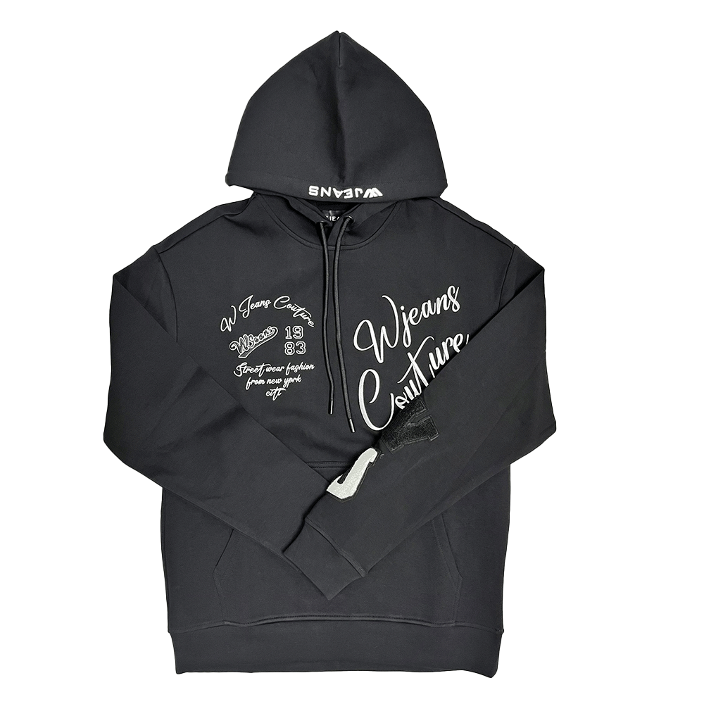 WJeans Black Men Hoodies WJ-HO-15USA