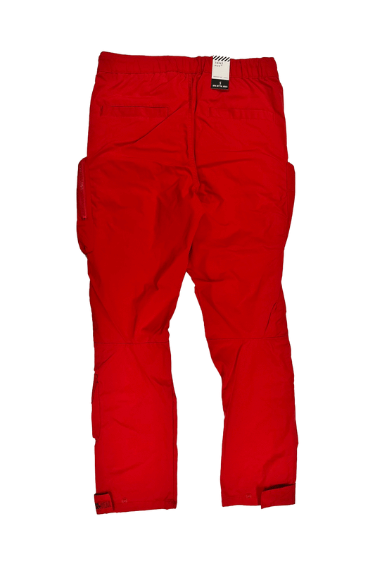 Smoke Rise Open Bottom Utility Red Men Nylon Pants WP23582