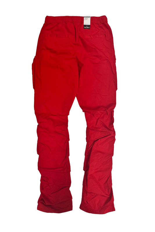 Smoke Rise Cargo Stacked Red Men Pant WP24287