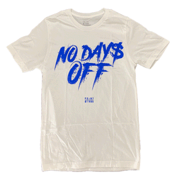 Point Blank 3D Print No Day$ Off White/Royal Men T-Shirt 100987-1059