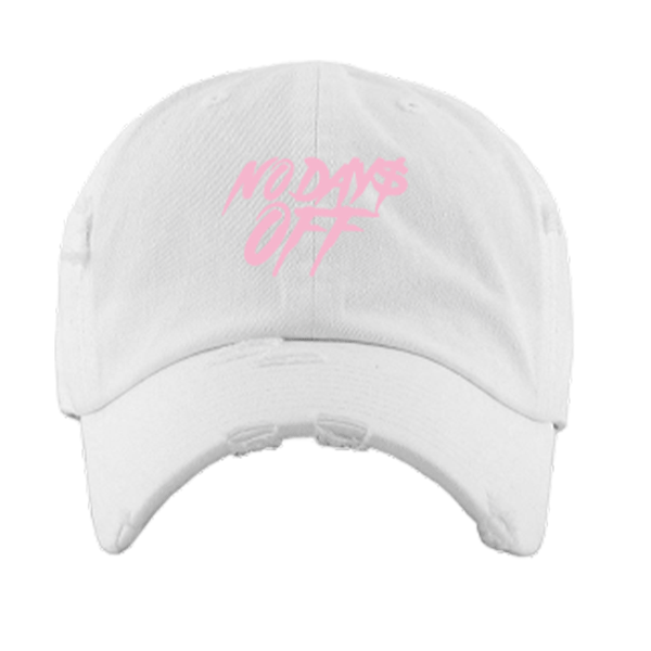 Point Blank No Day$ Off White/Pink Dad Cap 100987-4355
