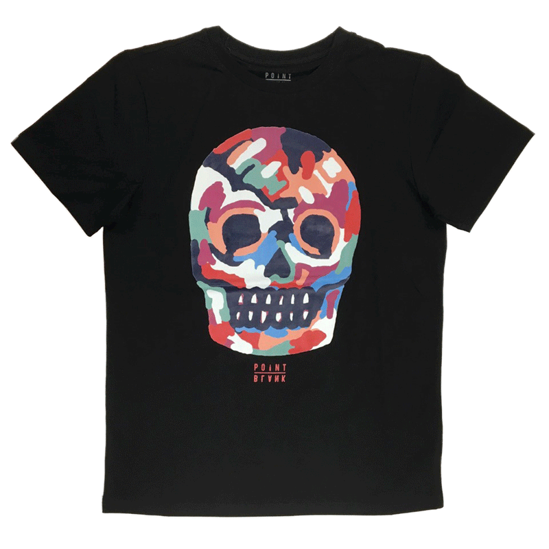 Point Blank Jungle Fever Skull Black Men T-Shirts 100987-5217