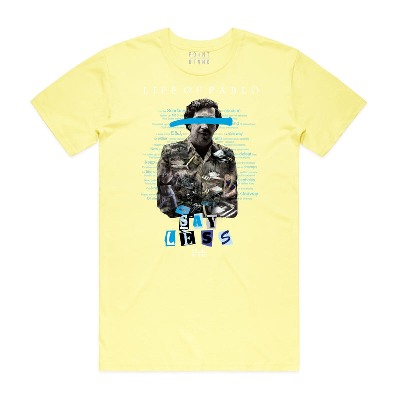 Point Blank Life of Pablo (Jordan Blue) Lemon Men T-Shirt 100987-1037