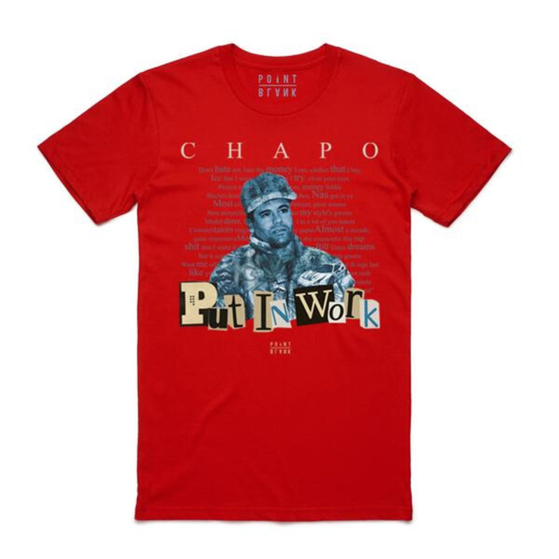 Point Blank Chapo Red Men T-Shirt 100987-1558