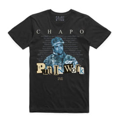 Point Blank Chapo Black Men T-Shirt 100987-1566N
