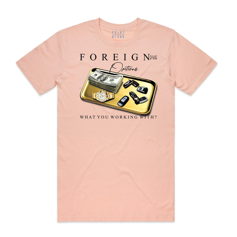 Point Blank Foreign Options Pale Pink Men T-Shirt 100987-710