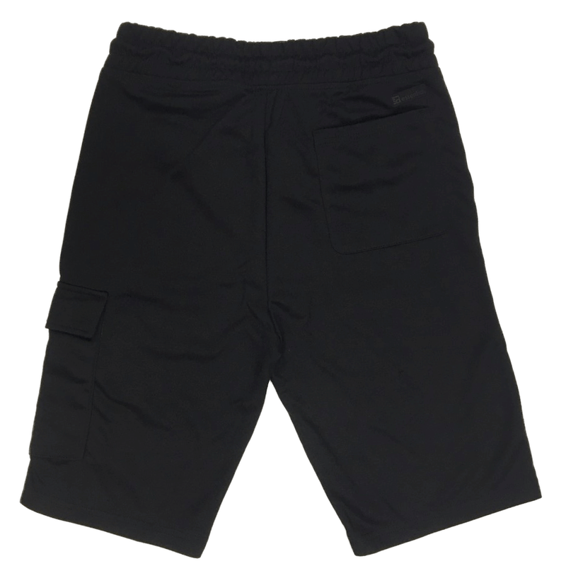 Southpole Zipper Tech Fleece Black Men Shorts 22131-1552