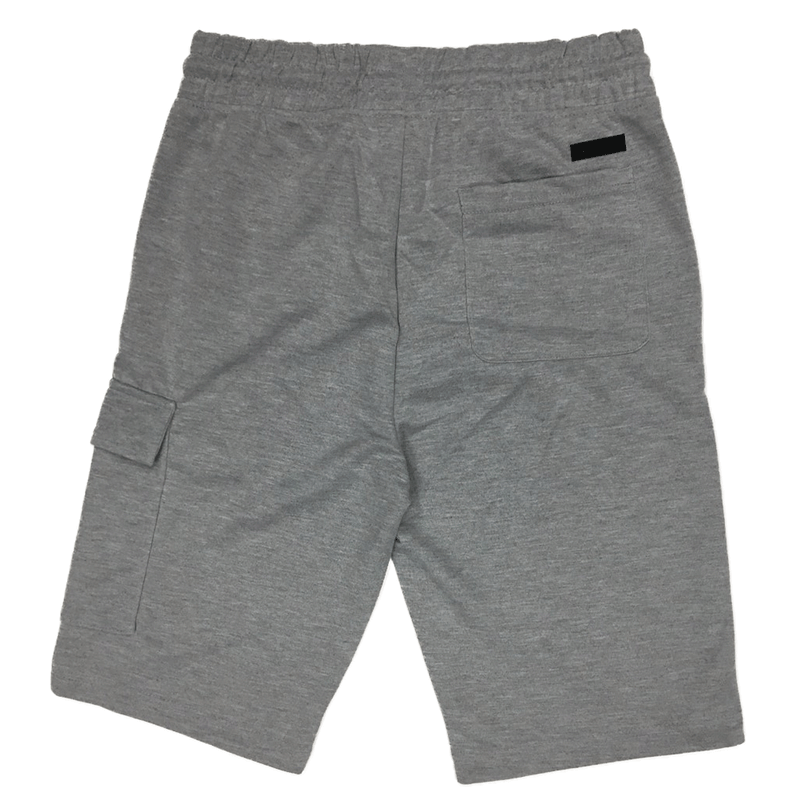Southpole Zipper Tech Fleece H. Grey Men Shorts 22131-1552