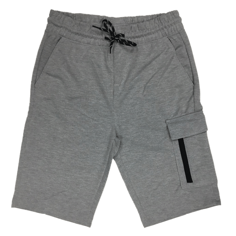 Southpole Zipper Tech Fleece H. Grey Men Shorts 22131-1552