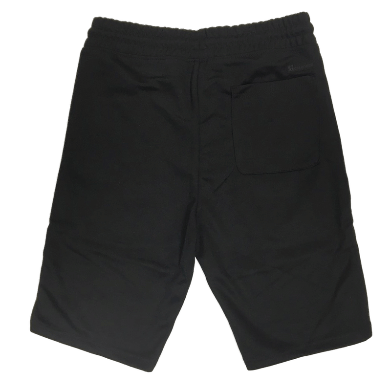 South Pole Basic Tech Black Men Fleece Shorts 22131-1558