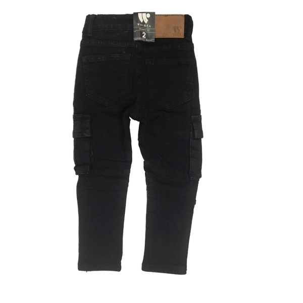 Waimea Skinny Fit Jet/Black Kid Jeans 8BM5222D