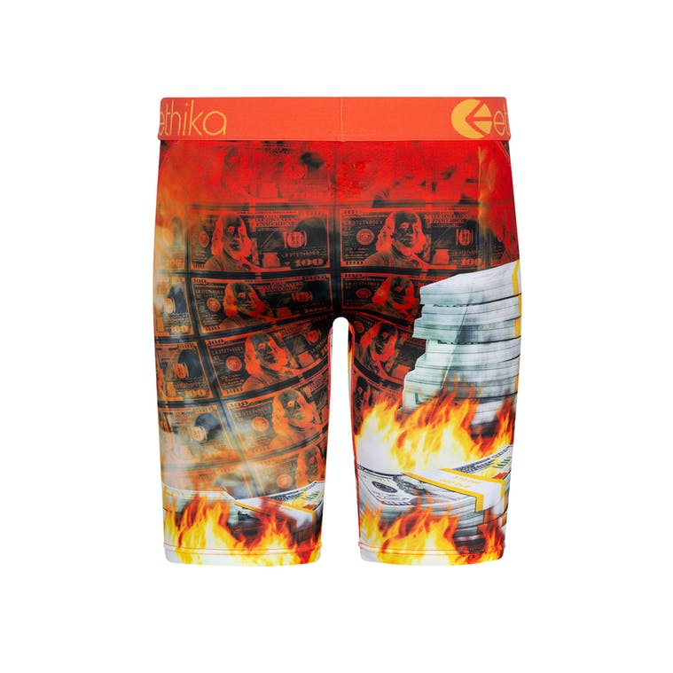 Ethika Aint a Thang Red/Yellow Boys Boxer BLST1915
