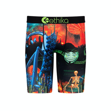 Ethika Freak Show Black/Green Boys Boxer BLST2034