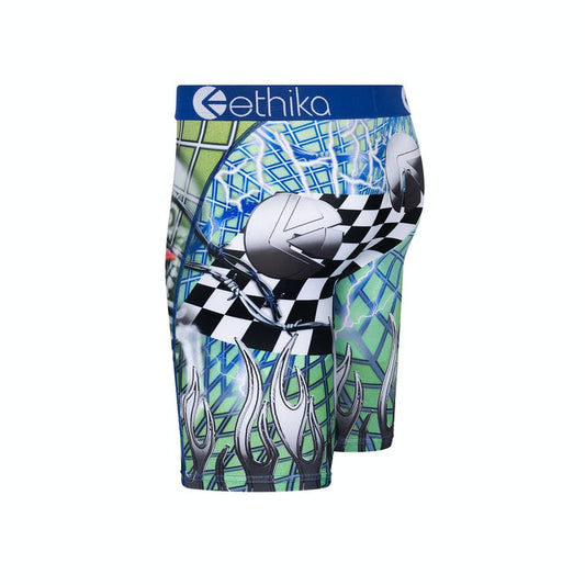 Ethika Chrome Silver Boys Boxer BLST2039