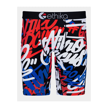 Ethika Scripted Black Boys Boxer BLST2408