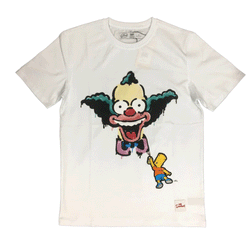 Freeze Max  krusty The Clown White Men T-Shirt FM10013