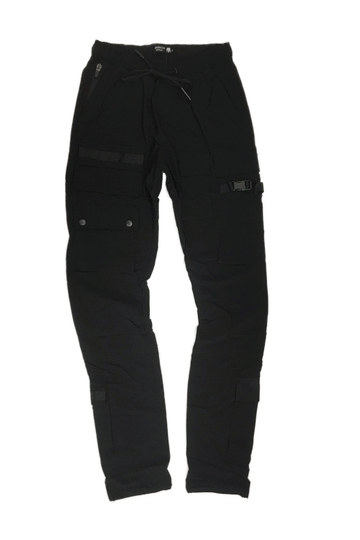 American Stitch Tactical Nylon Black Men Joggers FW20-B317