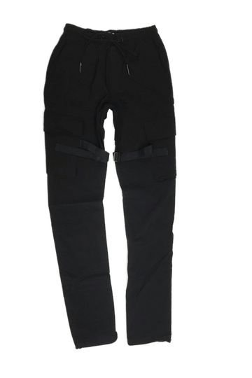 American Stitch Nylon w/str Black Men Jogger FW21-B830