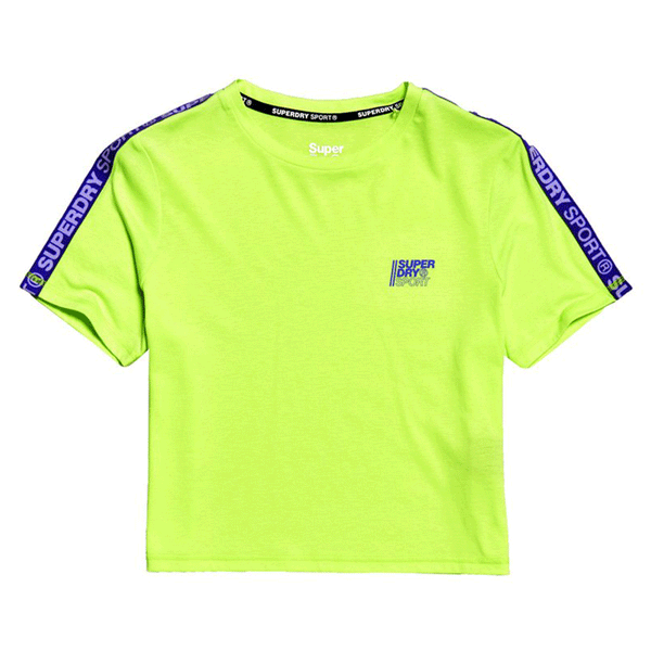 Superdry Core Crop Branded Lemonade Women T-Shirt GS3118AT