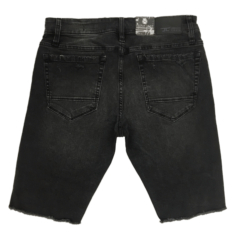 Jordan Craig Shredded Black/Shadow Jean Shorts J3165S