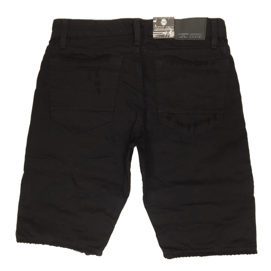 Jordan Craig Shredded Denim Jet Black Men Shorts J3186SA