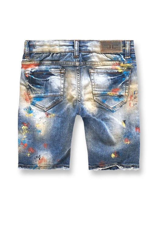 Jordan Craig Talladega Burning Men Kids Denim Shorts J3388SK