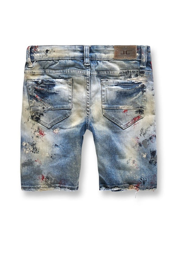 Jordan Craig Talladega Summer Blue Kids Denim Shorts J3388SK