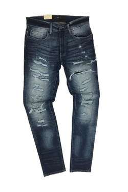 Jordan Craig Shredded Aged Wash Men Jeans JM3473