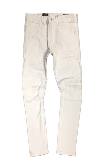 Smoke Rise Super Stretch White Men Jeans JP22213