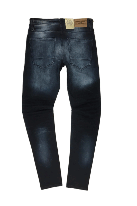 Jordan Craig Skinny Rips Midnight Blue Men Jeans JR300R