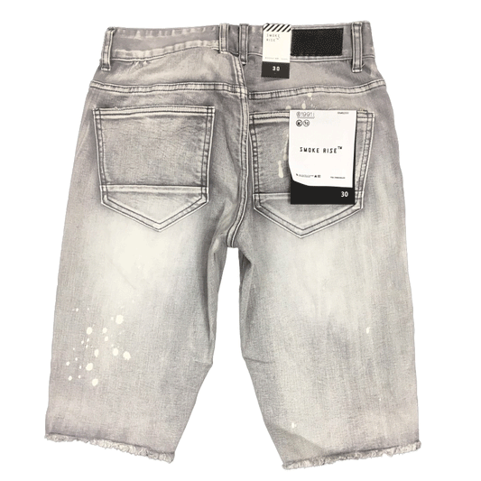 Smoke Rise Rip Off Semi Basic LT. Grey Men Shorts JS21121R