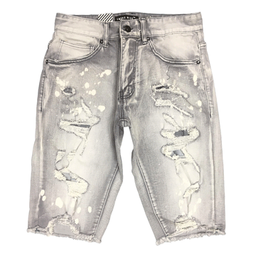 Smoke Rise Rip Off Semi Basic LT. Grey Men Shorts JS21121R