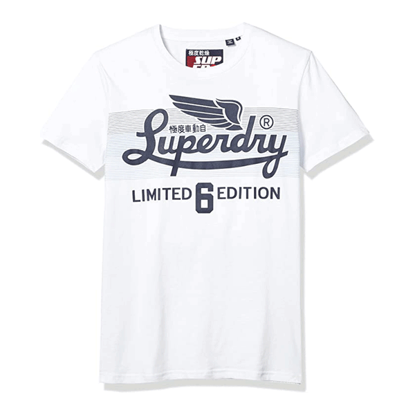 Superdry Ltd Icarus Clrs Blend Lite White Men T-Shirt M1000011B