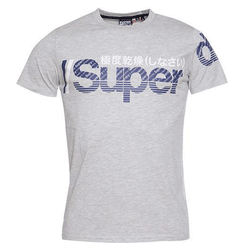 Superdry Core Split Logo LT. Grey Men T-Shirts M1010107B
