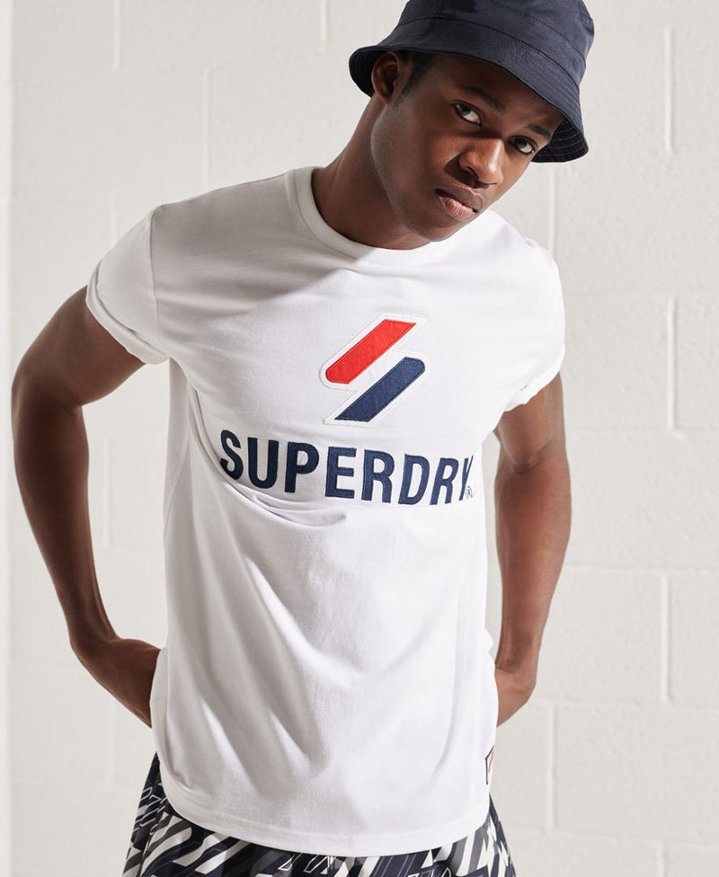 Superdry Sport Style Classic White Men T-Shirt M1010967A – Last Stop  Clothing Shops