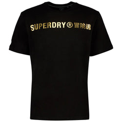 Superdry Cl Logo Foil Black Men T-Shirt M1011253A