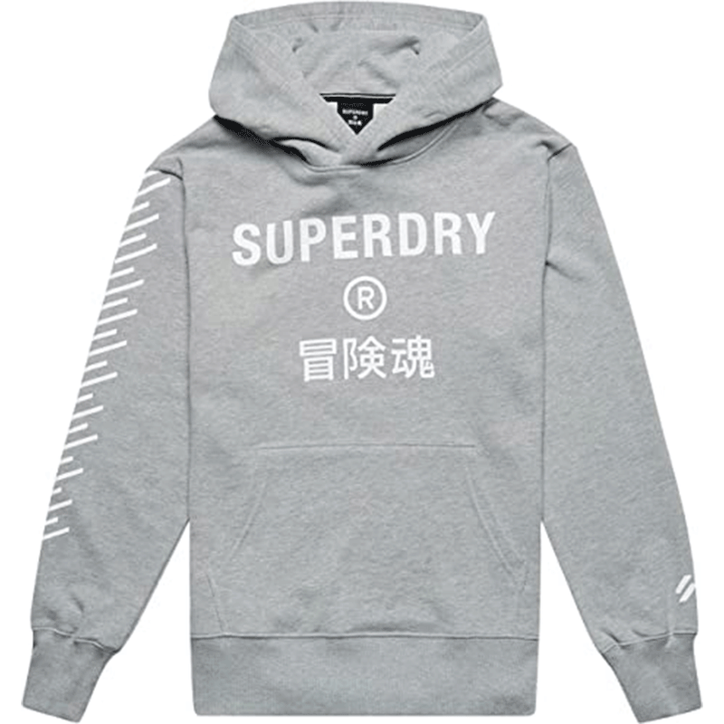Superdry Code Core Sport Grey/Marl Men Hood M2011899B