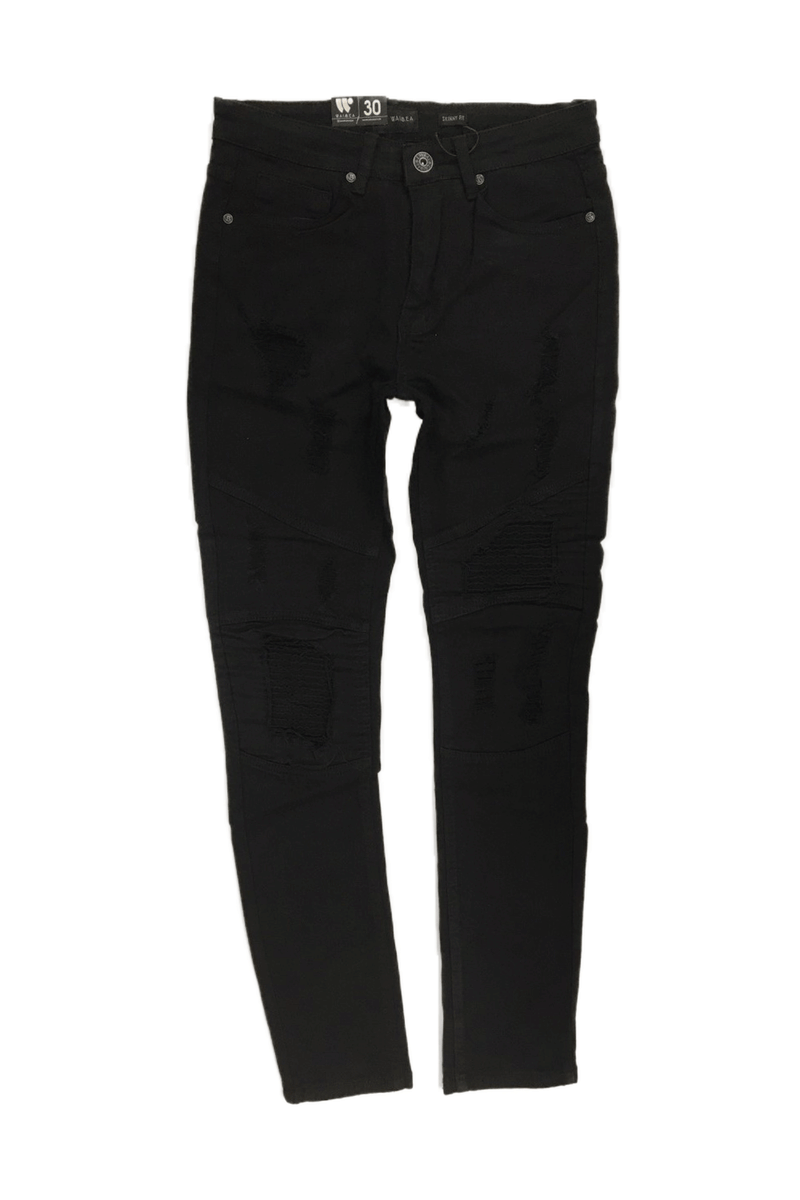 Waimea Twill W/Patch Black Men Jeans M4651T