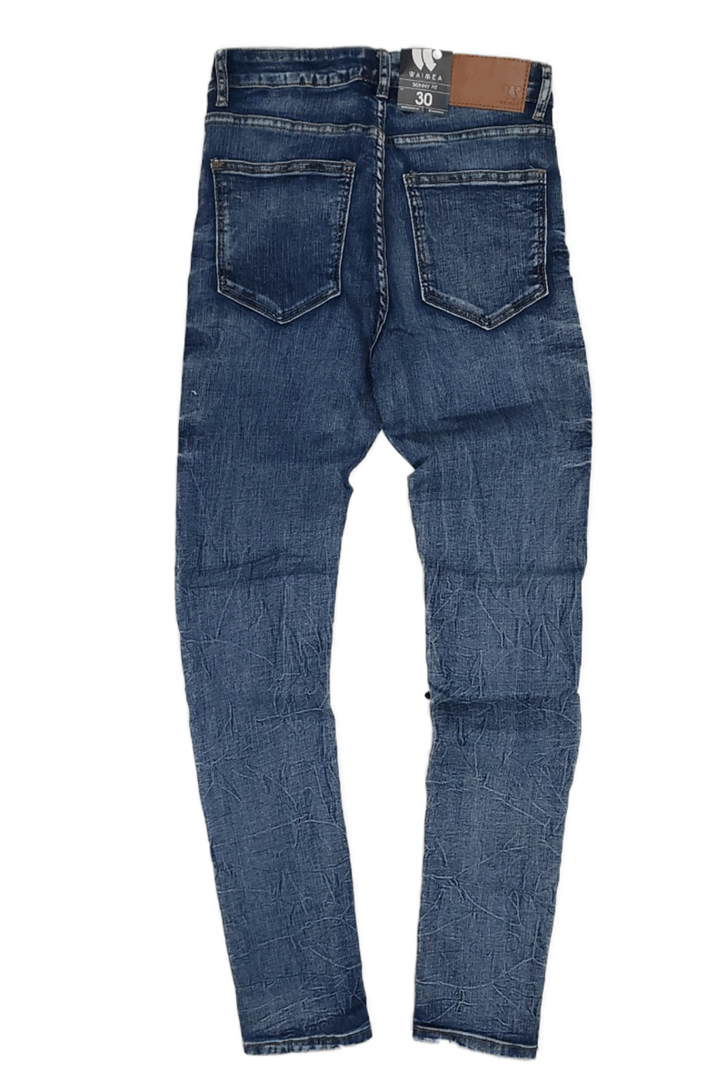 Waimea Gold Skin Color Patches Blue Wash Men Jeans M4930D – Last Stop  Clothing Shops