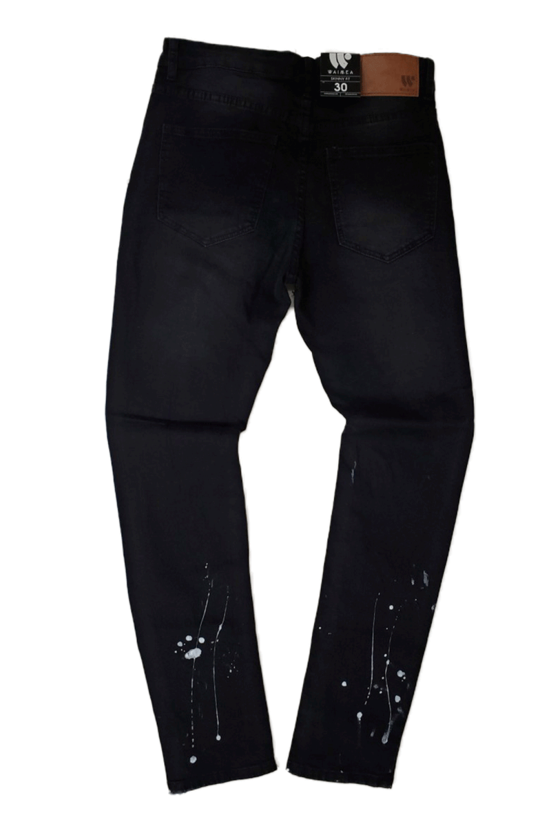 Waimea Skinny Fit Black Wash Men Jeans M5000D