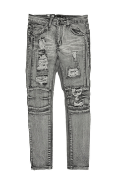 Waimea Baked Ripped Grey/Bleach Men Jeans M5061D
