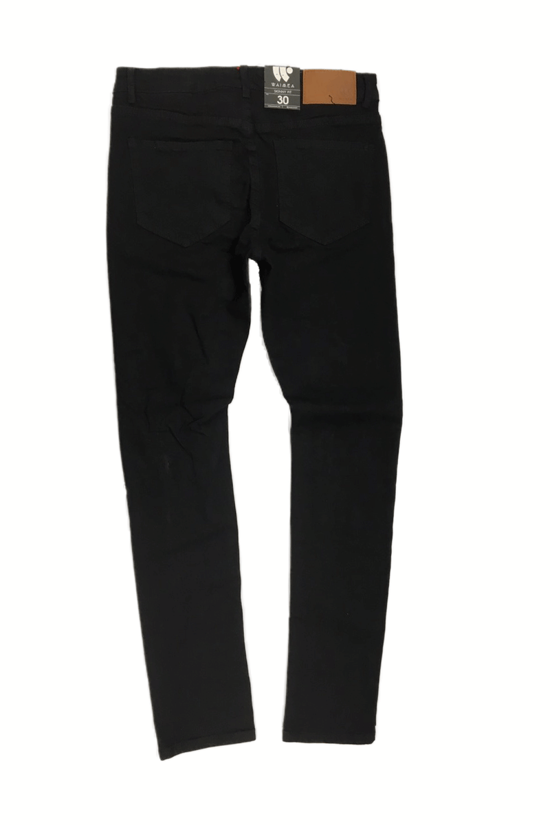 Waimea Black Men Skinny Jeans M5128D
