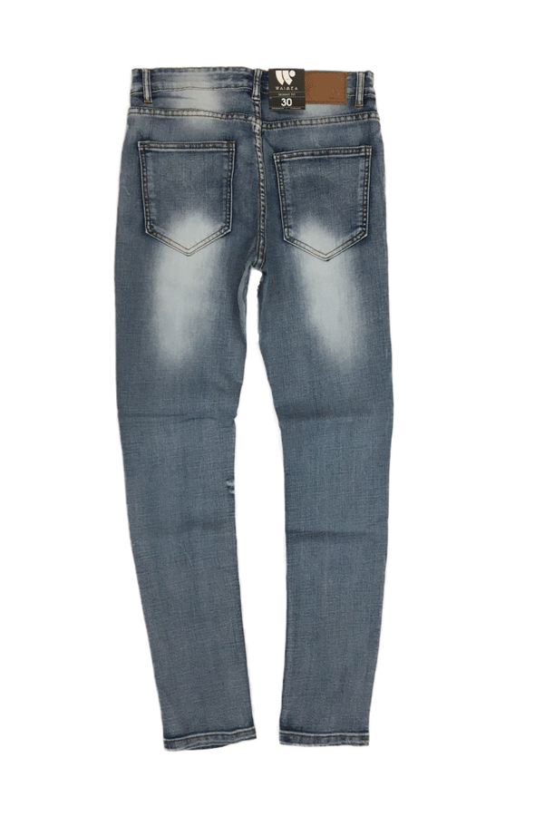 Waimea Patch Color Blue Wash Men Skinny Fit Jeans M5151D