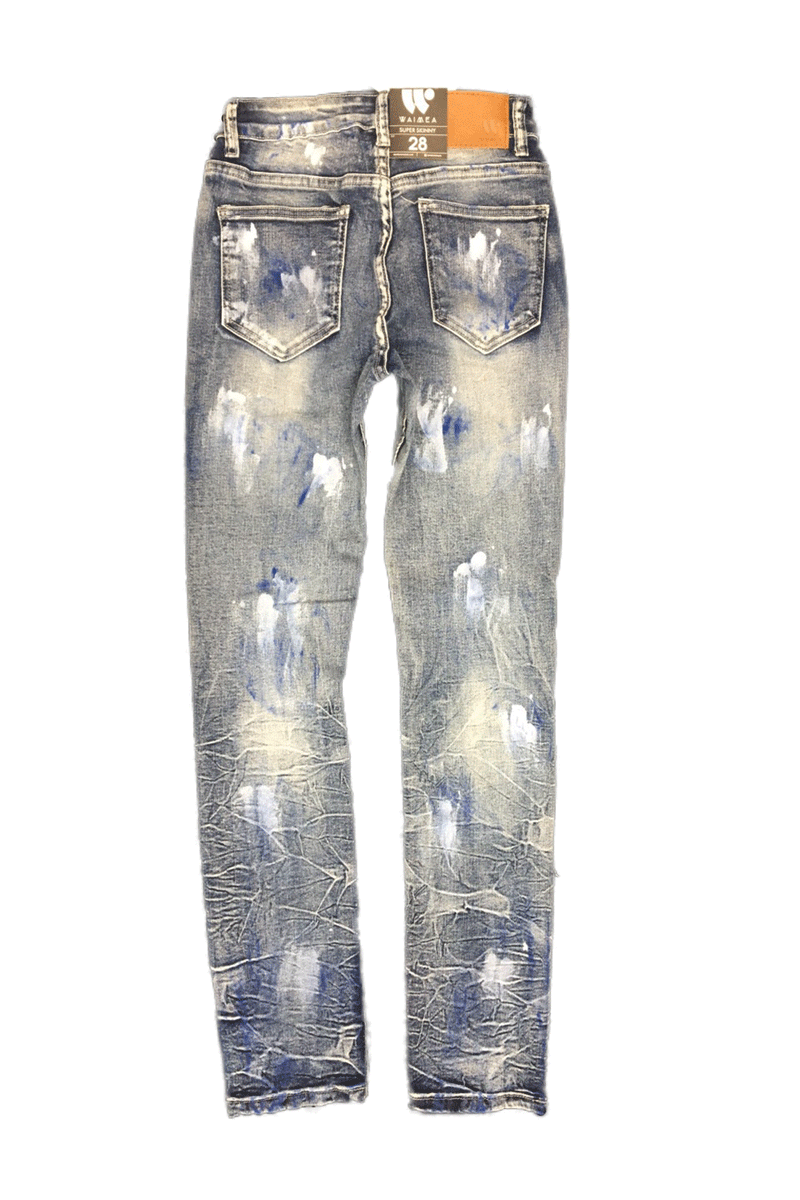 Waimea Super Skinny Blue/Wash Men Jeans M5154D
