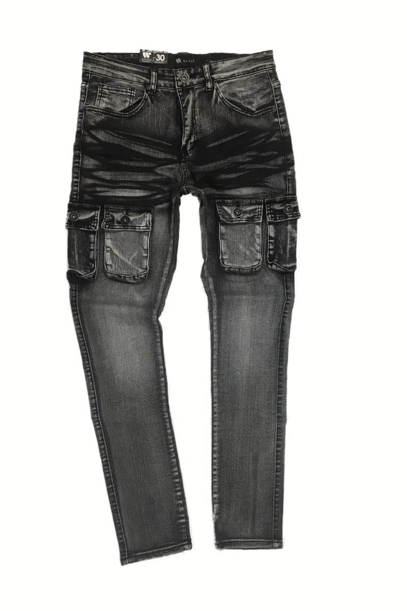 Waimea Skinny Fit Black/Wash Men Jeans M5547D
