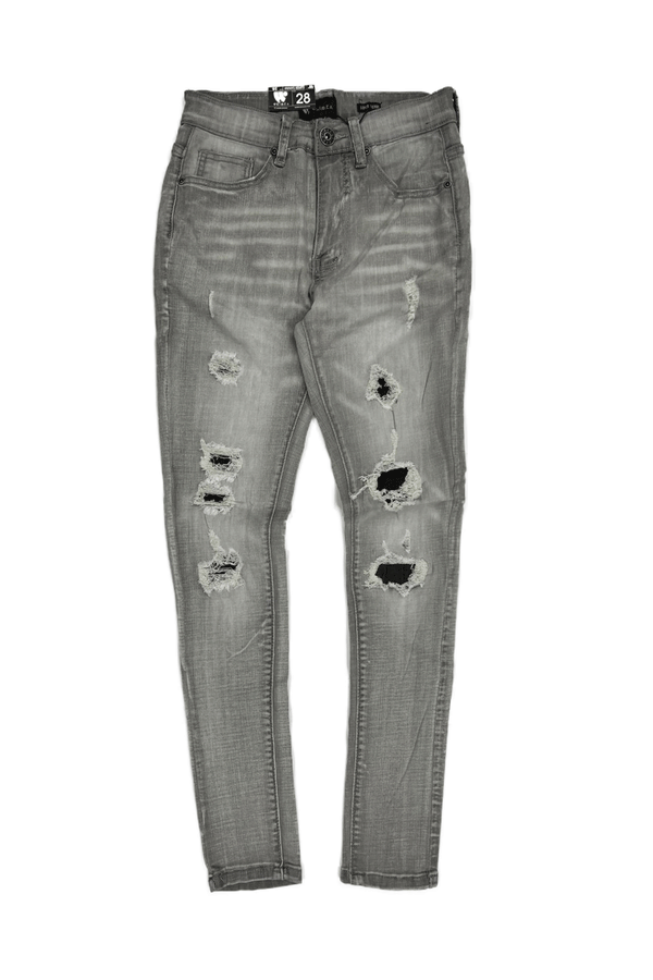 Waimea Super Skinny Fit Grey Bleach Men Jeans M5726D