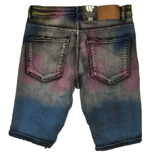 Waimea Destroyed Black/Wash Men Short M7236D