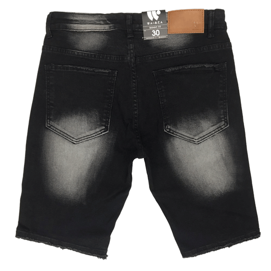 Waimea Black Men Skinny Fit Shorts M7251D