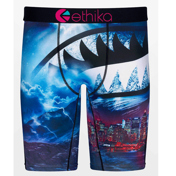 Ethika Kids' Bomber Stealth Drip Boxer Briefs In Assorted