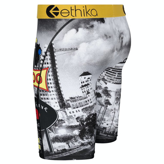 Ethika Vip Black/Yellow Men Boxer MLUS2071